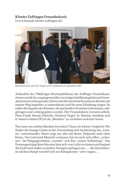 Zum Dominikusheft 2008 - DOMINIKANER.ORG