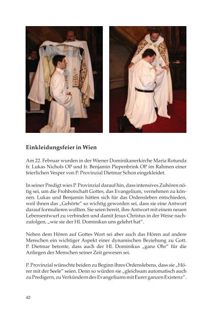 Zum Dominikusheft 2008 - DOMINIKANER.ORG