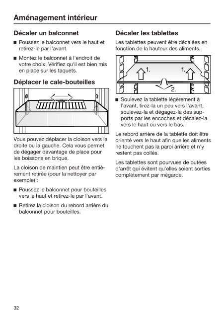 Miele KFN 37132 iD - Mode d'emploi et instructions de montage