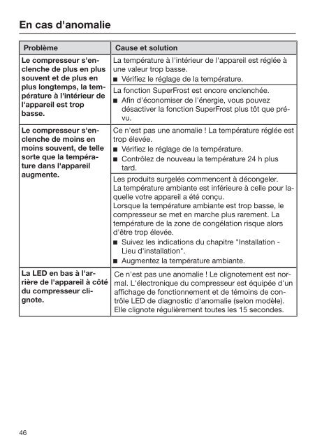 Miele KFN 37132 iD - Mode d'emploi et instructions de montage