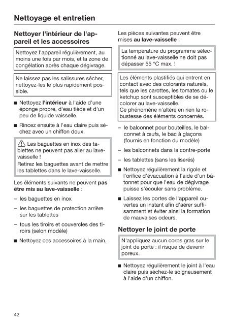 Miele KFN 37232 iD - Mode d'emploi et instructions de montage