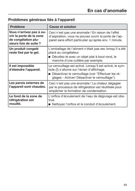 Miele KFN 37232 iD - Mode d'emploi et instructions de montage