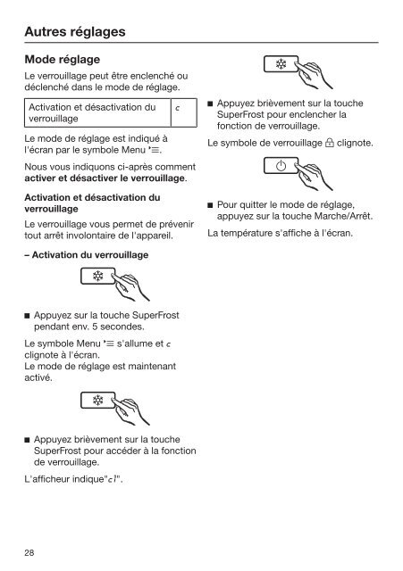 Miele KFN 37232 iD - Mode d'emploi et instructions de montage