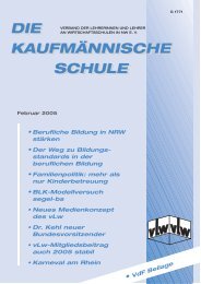 DIE KAUFMÄNNISCHE SCHULE DIE KAUFMÄNNISCHE SCHULE