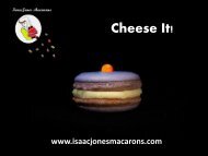 Cheese It! - Isaac Jones  Macarons