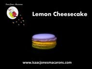  Lemon Cheesecake - Isaac Jones  Macarons