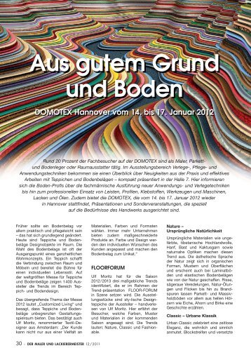 Aus gutem Grund und Boden