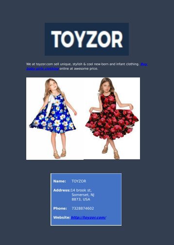 Buy Children Clothing Online