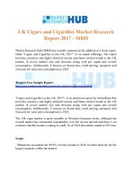 UK Cigars and Cigarillos Market Research Report 2017 - MRH