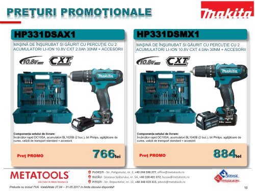 Oferta Makita Mai 2017