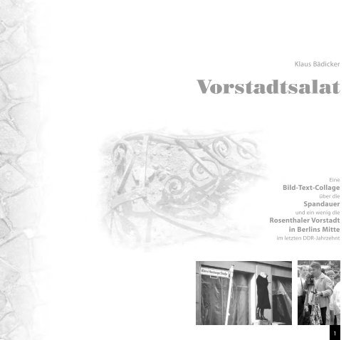 Vorstadtsalat - Klaus Bädicker