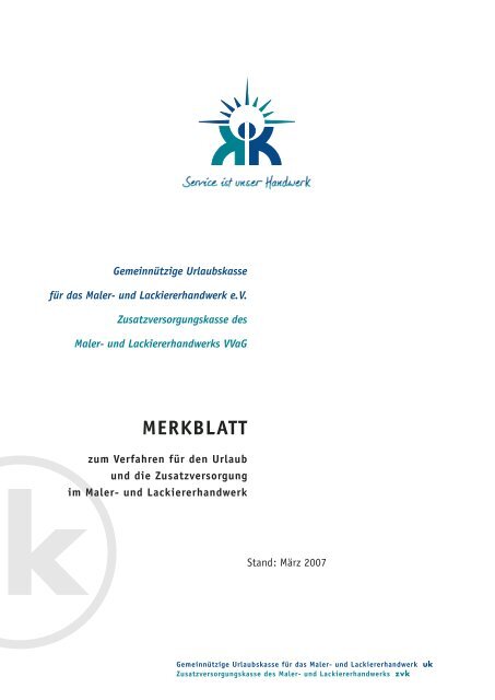 Malerkasse Resturlaub Antrag - Bis wann muss er genommen ...