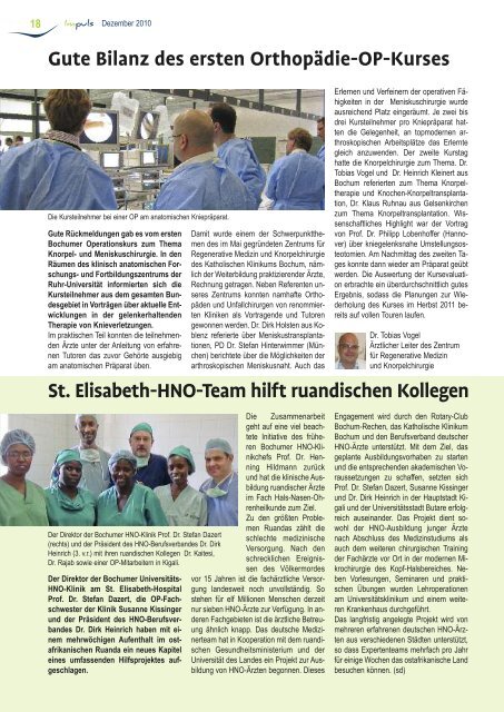 Dem „Klinik-Kutscher“ - Katholisches Klinikum Bochum