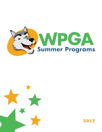 WPGA Summer Programs Brochure 2017