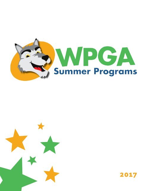 WPGA Summer Programs Brochure 2017