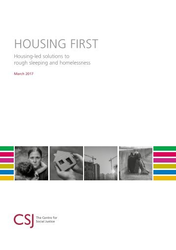 Housing First: Housing-led solutions to rough sleeping and homelessness