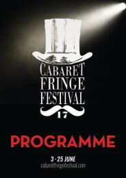 Adelaide Cabaret Fringe Programme2017