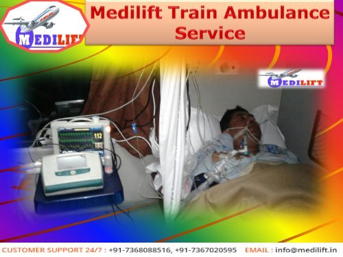 Get Affordable and Reliable Medilift Train Ambulance from Patna Delhi