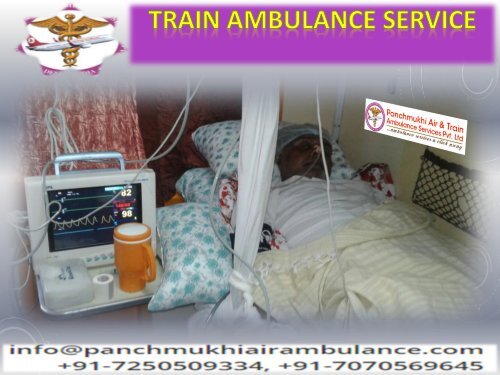 Get Wold Best Train Ambulance from Delhi Patna
