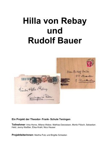 Hilla von Rebay und Rudolf Bauer - Theodor-Frank-Schule