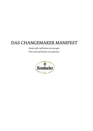 DAS CHANGEMAKER MANIFEST - Utopia