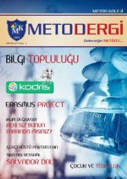 Metod Koleji Dergisi - 4. Sayı (Nisan 2017)