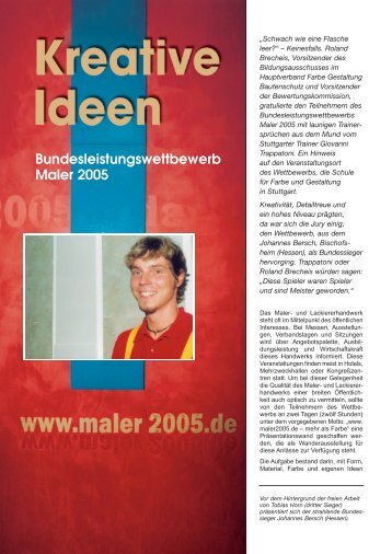 Bundesleistungswettbewerb Maler 2005