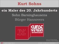 Kurt Sohns ein Maler des 20. Jahrhunderts