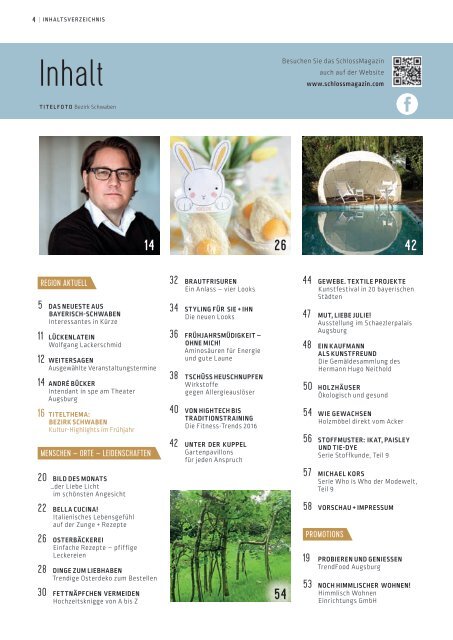 SchlossMagazin Bayerisch-Schwaben März 2016