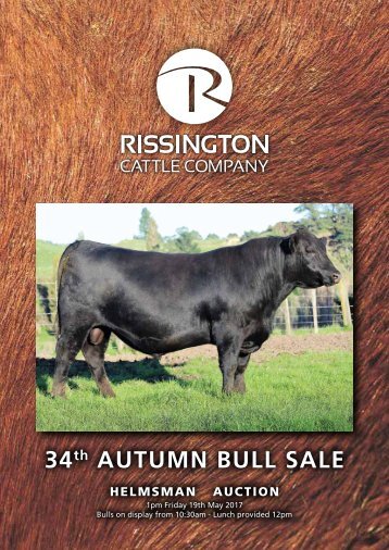 34TH AUTUMN BULL Sale Text [ebook]