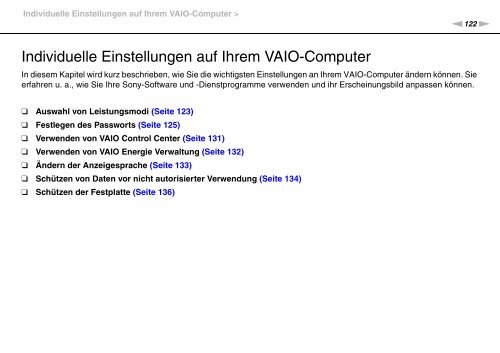 Sony VPCSE2K9E - VPCSE2K9E Mode d'emploi Allemand