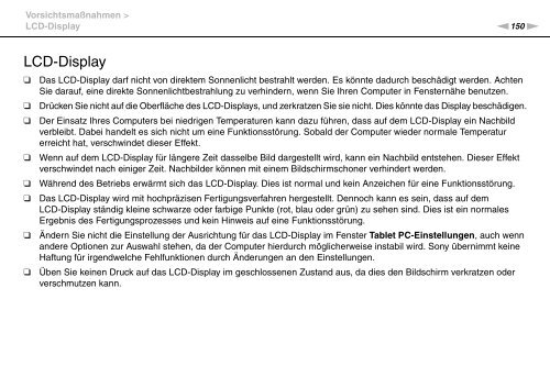 Sony VPCSE2K9E - VPCSE2K9E Mode d'emploi Allemand