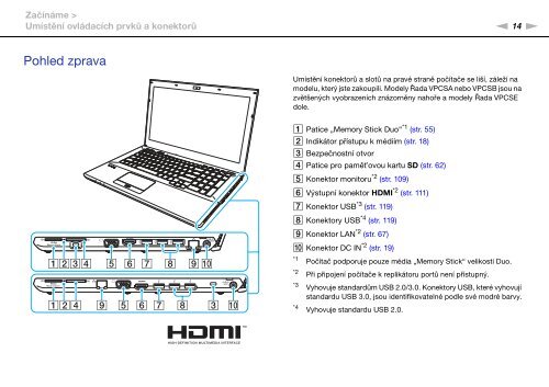 Sony VPCSE2K9E - VPCSE2K9E Mode d'emploi Tch&egrave;que