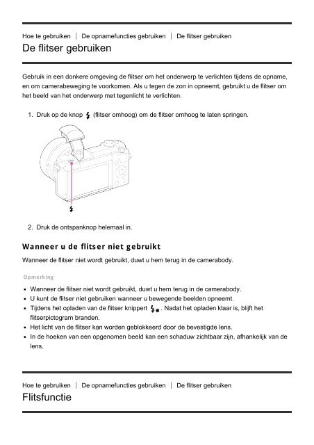 Sony ILCE-5000 - ILCE-5000 Manuel d'aide (version imprimable) N&eacute;erlandais