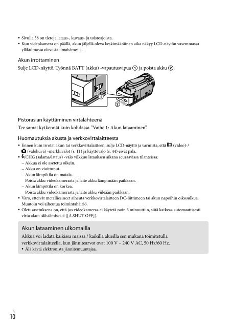 Sony HDR-CX500E - HDR-CX500E Consignes d&rsquo;utilisation Danois