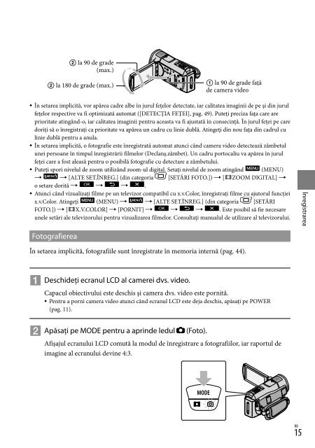 Sony HDR-CX500E - HDR-CX500E Consignes d&rsquo;utilisation Danois