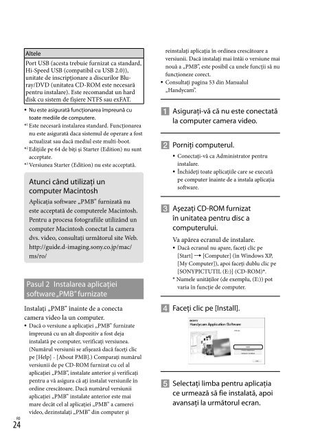 Sony HDR-CX500E - HDR-CX500E Consignes d&rsquo;utilisation Danois