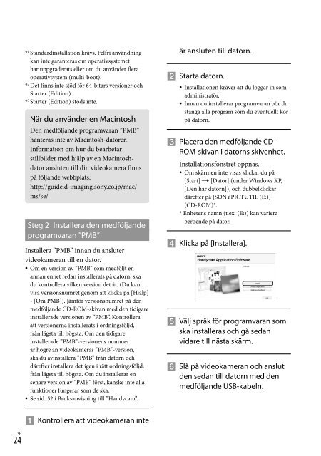 Sony HDR-CX500E - HDR-CX500E Consignes d&rsquo;utilisation Danois