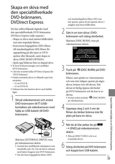 Sony HDR-CX500E - HDR-CX500E Consignes d&rsquo;utilisation Danois