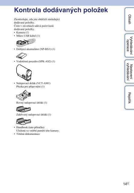 Sony HDR-AS30VD - HDR-AS30VD Guida all&rsquo;uso Ceco