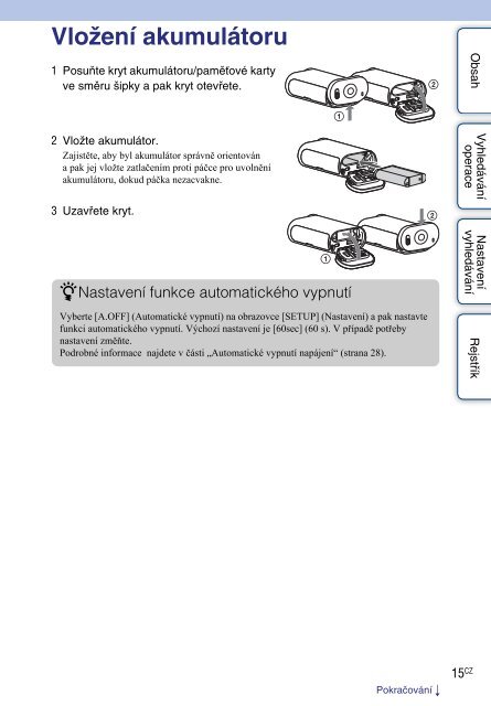 Sony HDR-AS30VD - HDR-AS30VD Guida all&rsquo;uso Ceco