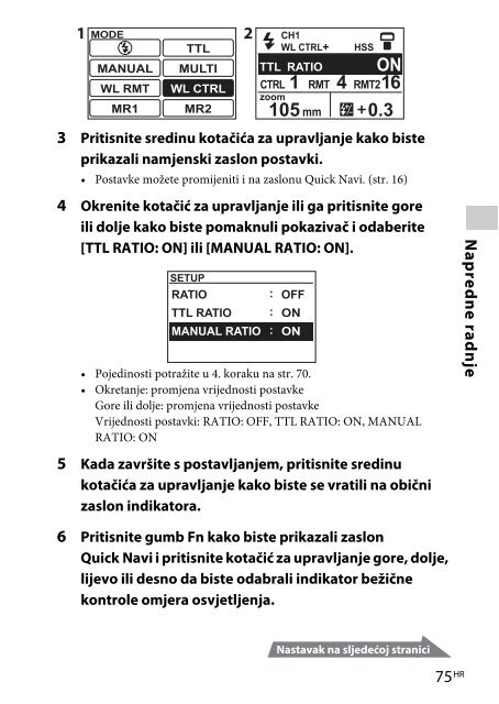 Sony HVL-F60M - HVL-F60M Istruzioni per l'uso Croato