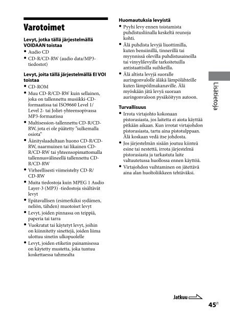 Sony CMT-Z100IR - CMT-Z100IR Consignes d&rsquo;utilisation Danois