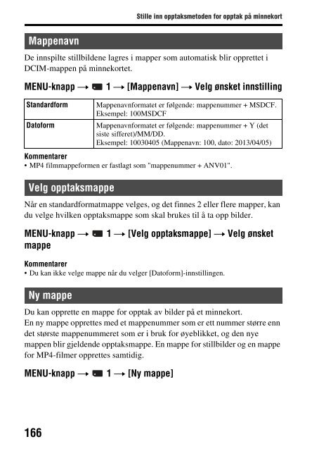 Sony SLT-A58M - SLT-A58M Mode d'emploi Norv&eacute;gien