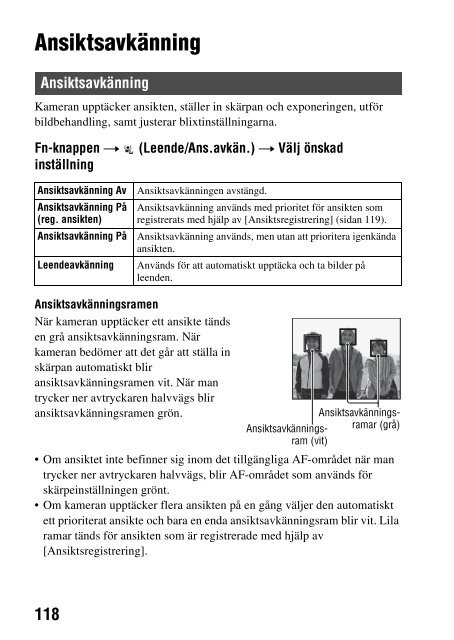 Sony SLT-A58M - SLT-A58M Mode d'emploi Su&eacute;dois