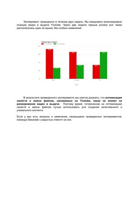  свойств и имени видеофайла, заливаемого на Youtube, влияет на его позиции в выдаче - SeeZisLab