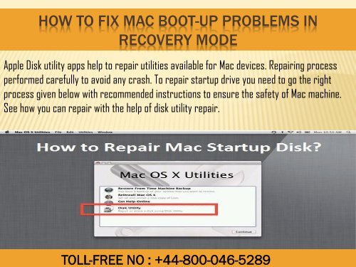 How to repair Mac startup disk|@Toll-Free +44-800-046-5289