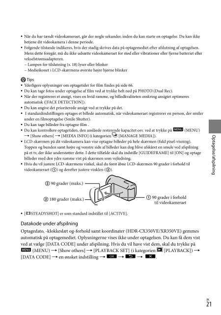 Sony HDR-CX350VE - HDR-CX350VE Consignes d&rsquo;utilisation Su&eacute;dois