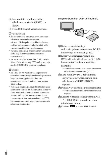 Sony HDR-CX350VE - HDR-CX350VE Consignes d&rsquo;utilisation Roumain