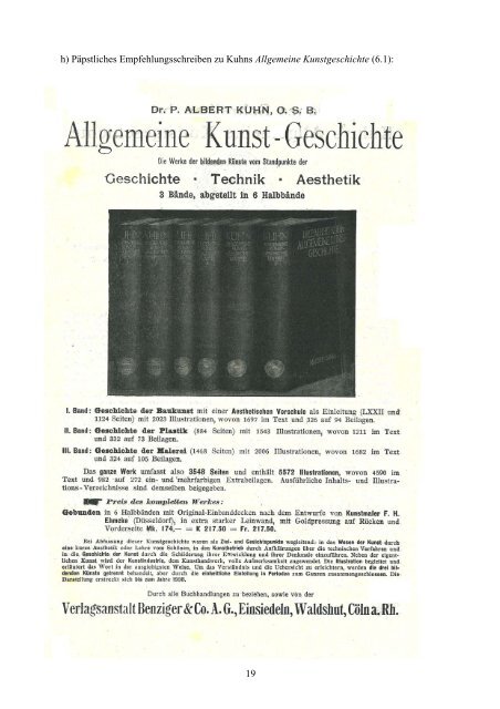 Einleitung und Register zum Nachlass von Pater Albert Kuhn (1839 ...